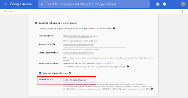 Google password reset