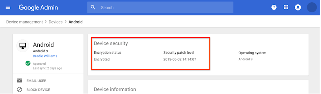 encryption status security patch for basic devices