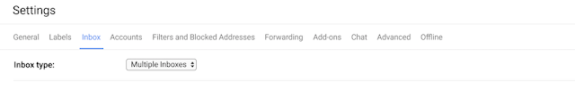multiple inboxes in Gmail