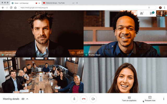 calidad video Google Meet