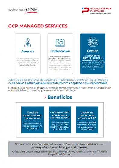 GCP managed services