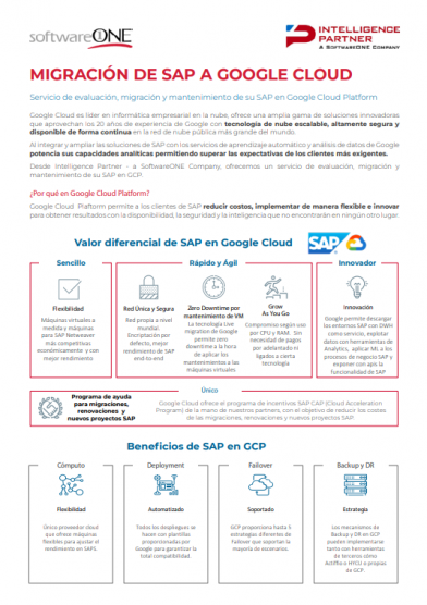 Migración de SAP a Google Cloud